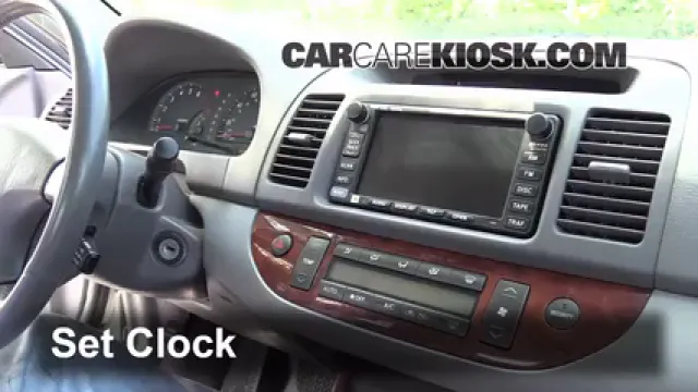 2003 Toyota Camry XLE 3.0L V6 Clock Set Clock